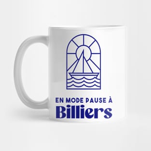 Billiers in pause mode - Brittany Morbihan 56 Sea Holidays Beach Mug